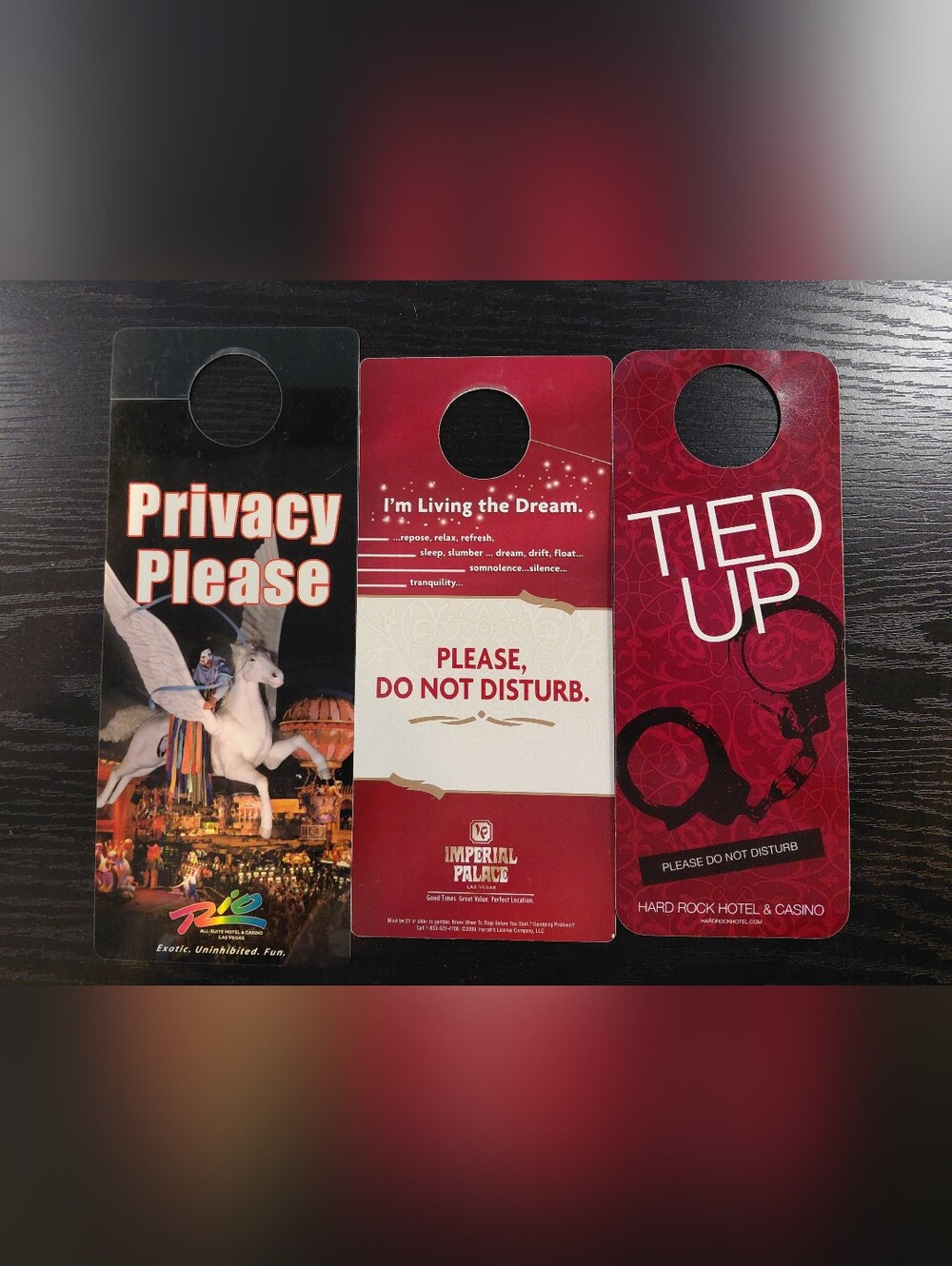 Vintage Vegas Casino Do Not Disturb Door Hangers 3